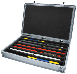 Feldherr Eurobox 60 x 40 cm Set for model railway - H0 scale - 7 compartments - foam insert for upright storage