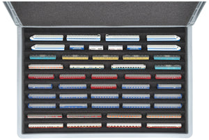 Euro Box with Zugliege - 10 compartments for Z Gauge - for model railway locomotives, wagons and vehicles