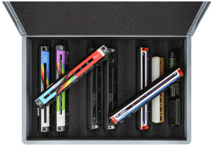 Euro Box with Zugliege - 9 compartments for 00 Gauge - for model railway locomotives, wagons and vehicles