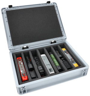 Feldherr Eurobox 40 x 30 cm Set for model railway - 00 scale - 7 compartments - foam insert for upright storage