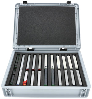 Feldherr Eurobox 40 x 30 cm Set for model railway - Z scale - 11 compartments - foam insert for upright storage