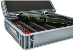 Feldherr Eurobox 40 x 30 cm Set for model railway - 00 scale - 7 compartments - foam insert for upright storage