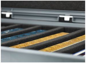 Feldherr Eurobox 60 x 40 cm Set for model railway - 00 scale - 8 compartments - foam insert for horizontal storage