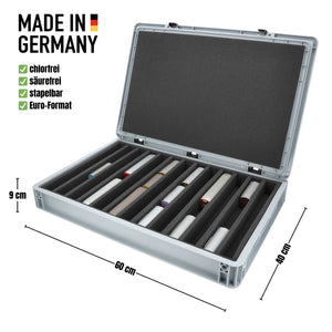 Feldherr Eurobox 60 x 40 cm Set para modelismo ferroviario - escala H0m - 13 compartimentos - inserto de espuma para almacenamiento vertical