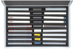 Feldherr Eurobox 60 x 40 cm Set for model railway - TT scale - 9 compartments - foam insert for upright storage