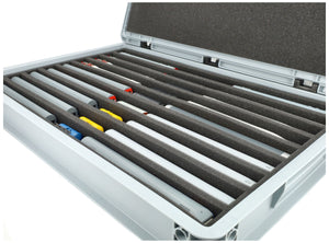 Feldherr Eurobox 60 x 40 cm Set for model railway - TT scale - 9 compartments - foam insert for upright storage