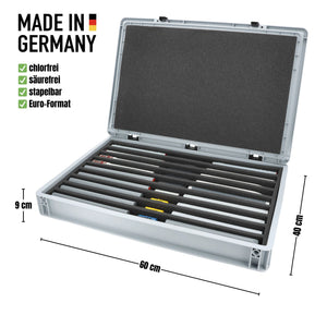 Feldherr Eurobox 60 x 40 cm Set for model railway - TT scale - 9 compartments - foam insert for upright storage
