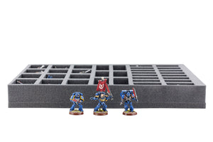 FSBR050BO Bandeja de espuma Full-Size de 50 mm con 34 compartimentos