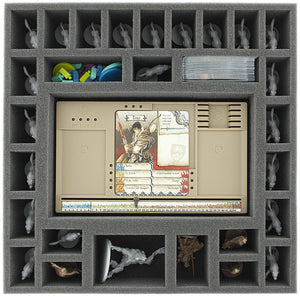 Transporter with 2 LBBG boxes for for the complete Zombicide Black Plague Kickstarter Knight Pledge