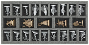 Transporter with 2 LBBG boxes for for the complete Zombicide Black Plague Kickstarter Knight Pledge