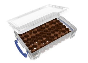 Feldherr paint rack set for 4L Really Useful Boxes - 56 Citadel Paint Pots (18ml / 24ml)