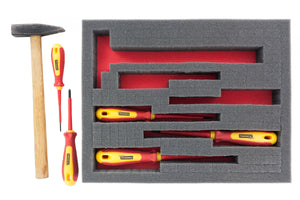 FS010Bred10 10pcs. 345 mm x 275 mm x 10 mm de espuma de color para Shadowboard red