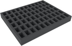 FS035A003 35 mm foam tray for miniatures in scale 1:100 (15 mm) – 66 compartments