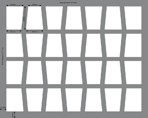 FS040C4BO 40 mm Figura Bandeja de espuma con base y 28 ranuras para modelos de sobremesa más grandes