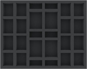 FS035XW02 Bandeja de espuma de 35 mm de tamaño completo para 26 Starfighters de la Guerra de las Galaxias X-WING