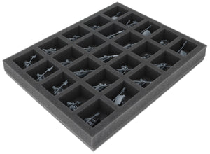 FS040A039 Feldherr foam tray for Kingdom of Bretonnia - 25 compartments