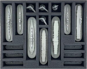 FS045A005 Feldherr foam tray for Victory at Sea - 17 compartments