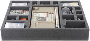 FS055ZC24 55 mm full-size foam tray with 16 compartments for Zombicide Black Plague and Wulfsburg