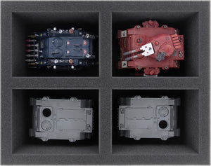 FS090A004 Feldherr foam tray for Warhammer 40,000 - 4 compartments