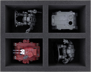 FS100A007 Feldherr foam tray for Space Marines - 4 compartments