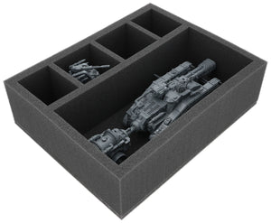 FS100A011 Feldherr foam tray for Solar Auxilia - 5 compartments