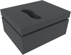 Juego de bandeja de espuma Feldherr para Dark Souls: Dragón Negro Kalameet + Rey de Hierro Viejo