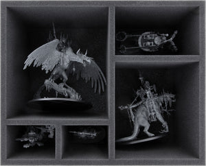 FS140A003 Bandeja de espuma Feldherr para Orruk Warclans - 5 compartimentos