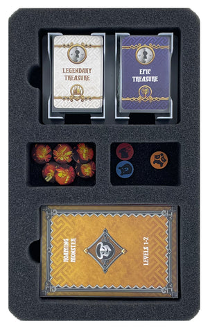 Feldherr Storage Box FSLB250 for Massive Darkness 2: Hellscape - Gates of Hell + War of Souls + Four Horsemen + Druids vs. Beelzebub + Demon Dragon