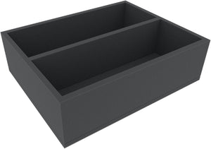 FSMEOC100BO 100 mm Full-Size foam tray with 2 compartments