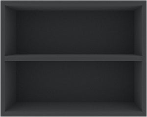 FSMEOC100BO 100 mm Full-Size foam tray with 2 compartments