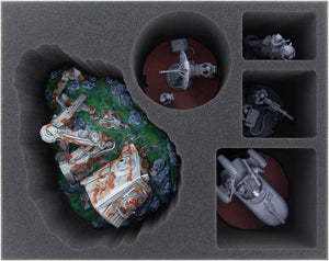 FSMEQF095BO Feldherr foam tray for Star Wars Legion: Downed AT-ST
