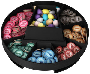 Feldherr token tray CAROUSEL + Feldherr 3D Food Tokens Upgrade Set for Wingspan - complete set