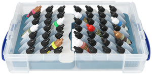 Feldherr Paint Racks with 4l Really Useful Box - 49 paint bottles + accessories