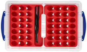 Feldherr Paint Racks with 4l Really Useful Box - 49 paint bottles + accessories