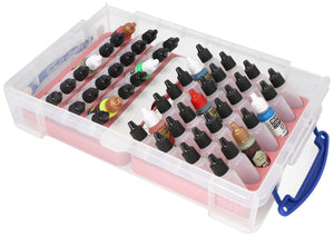 Feldherr Paint Racks with 4l Really Useful Box - 49 paint bottles + accessories