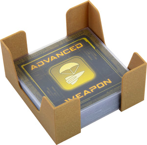 Feldherr card holder for playing cards in Square - Size 70 x 70 mm - 120 cards - 1 compartment