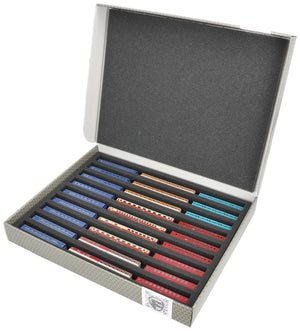 Feldherr Storage Box FSLB040 for model railway locomotives, wagons and vehicles - 9 slots for Z gauge horizontal