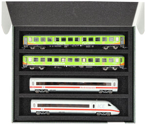 Feldherr Storage Box FSLB055 for model railway locomotives, wagons and vehicles - 4 slots for H0 gauge horizontal