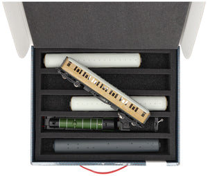 Feldherr Storage Box FSLB075 for model railway locomotives, wagons and vehicles - 5 slots for 00 gauge vertical