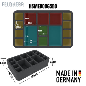 Feldherr MEDIUM bag for Kill Team: Tomb World Miniatures - 50 compartments