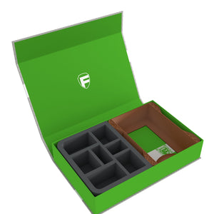Feldherr Magnetic Box green for Warhammer Age of Sigmar: Warscroll Cards (large) + Miniatures + Accessories
