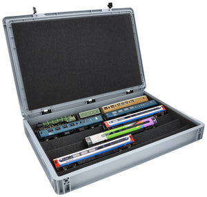 Euro Box with Zugliege - 5 compartments for 00 Gauge - for model railway locomotives, wagons and vehicles