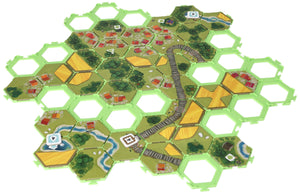 Feldherr Hex tile holder for Dorfromantik: The Board Game