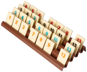 4 pcs. value set Feldherr plastic rack for Rummikub - 4 slots