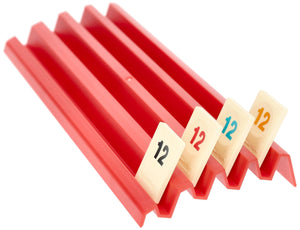 4 pcs. value set Feldherr plastic rack for Rummikub - 4 slots
