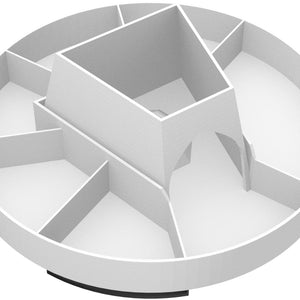 Feldherr token tray CAROUSEL + Feldherr 3D Food Tokens Upgrade Set for Wingspan - complete set