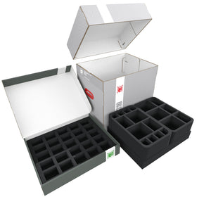 Feldherr GENERAL 370 bag with Feldherr Storage Boxes FSLB310 + FSLB040 for Warhammer Quest: The Cursed City - core game + Nightwars + Nemesis