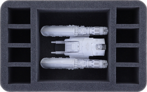 Feldherr GENERAL 370 bolsa con Storage Boxes FSLB150 + FSLB055 para Adeptus Custodes