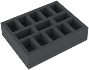 GGMFEG030BO 125 mm x 100 mm x 30 mm foam tray for board games with 13 compartments
