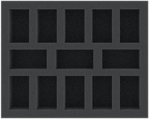 GGMFEG030BO 125 mm x 100 mm x 30 mm foam tray for board games with 13 compartments